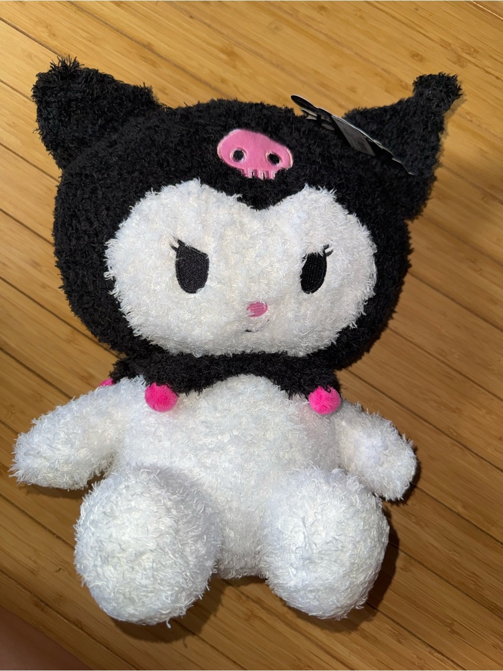 Hello Kitty and Friends Girls 12.5” Kuromi Plush Backpack